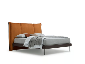 GHIBLI - Bed with upholstered headboard by Santalucia Mobili - view 2